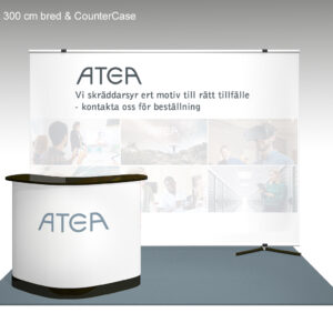 Stage 300 bred inklusive disk<br>Skräddarsytt motiv