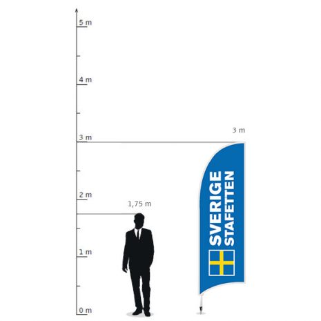 Atea_beachflag_sverigestafetten Atea_beachflag_sverigestafetten